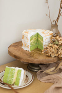 8” Pandan MK Durian Layer Cake