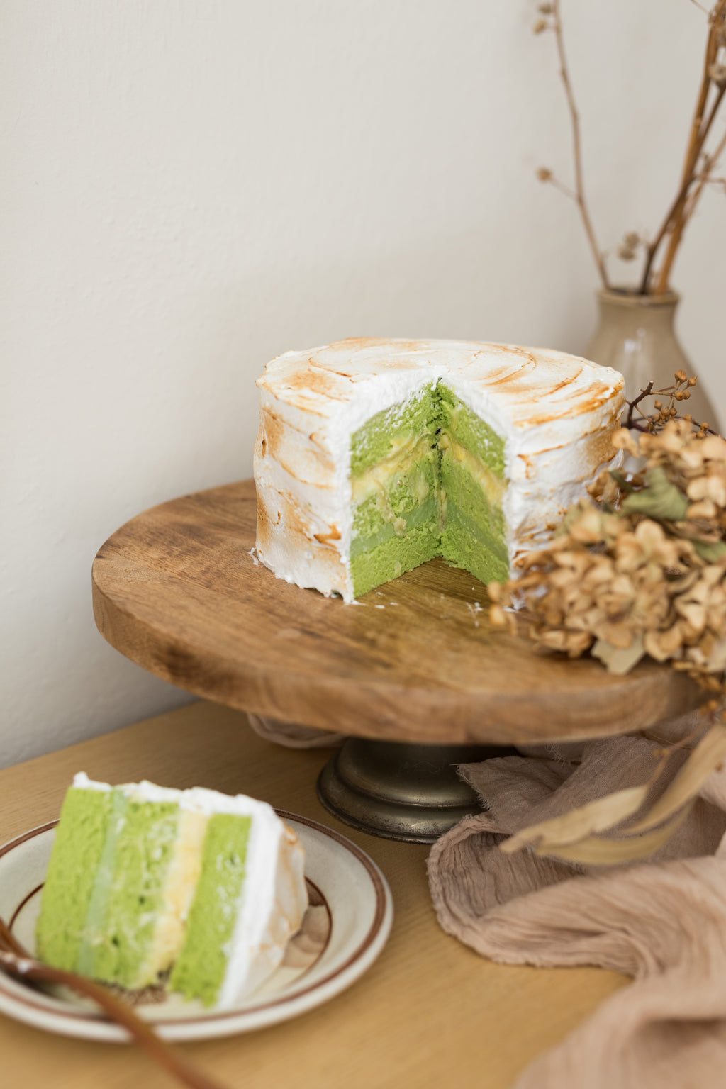 6” Pandan MK Durian Layer Cake